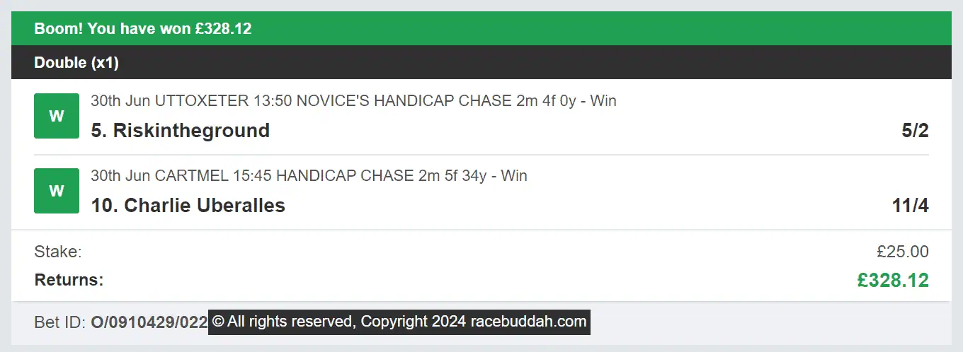 Race Buddah - Winner - Multi - 2024-06-30